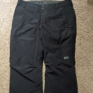 REI Midnight Black Insulated Snow Pants